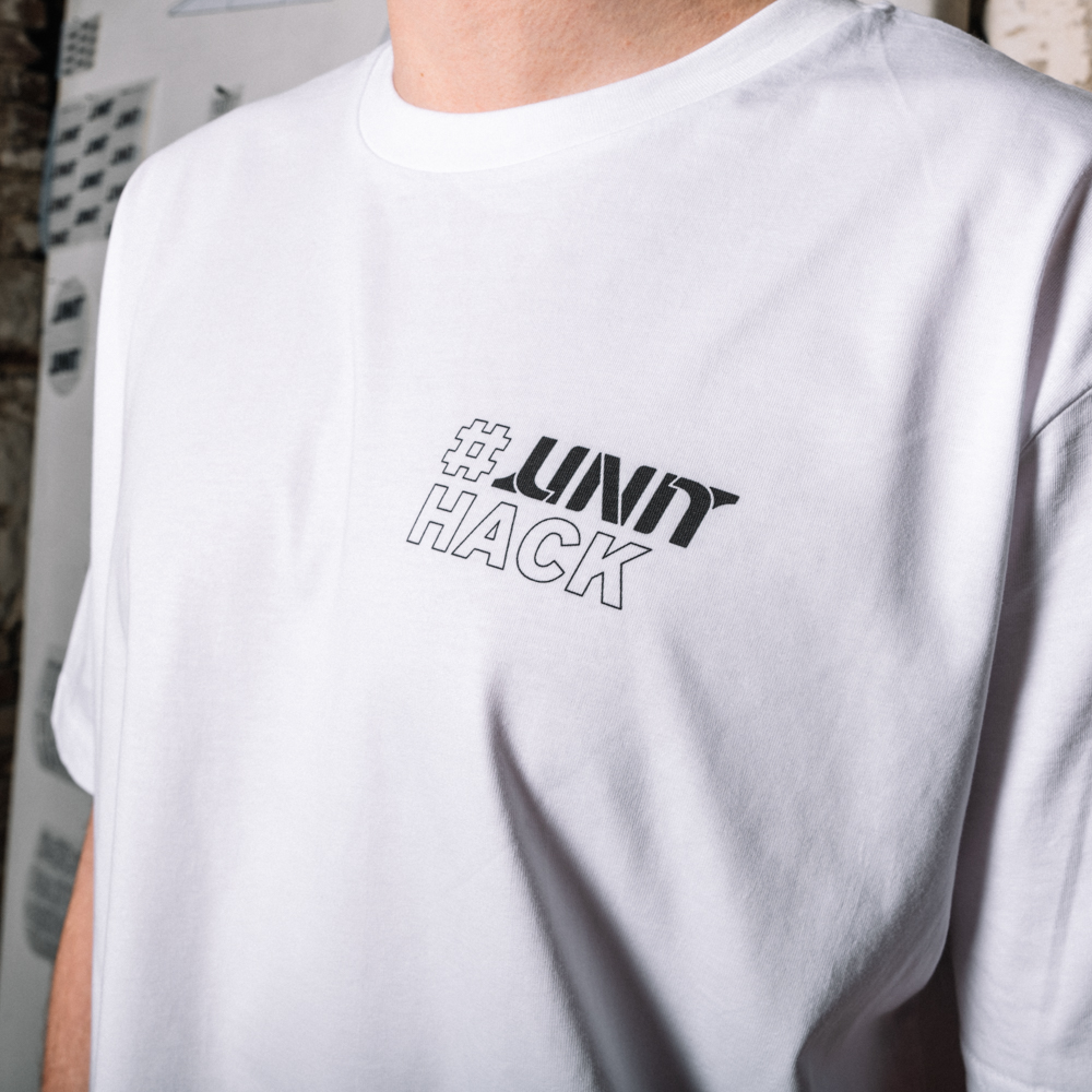 T-Shirt white - UNIT Faces // Creative Mind